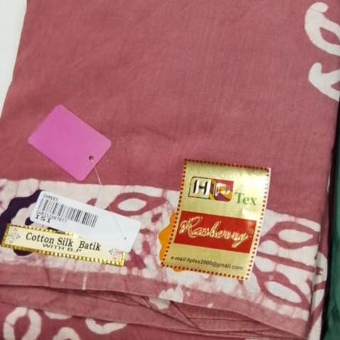 Cotton Silk Batik Print With Lining