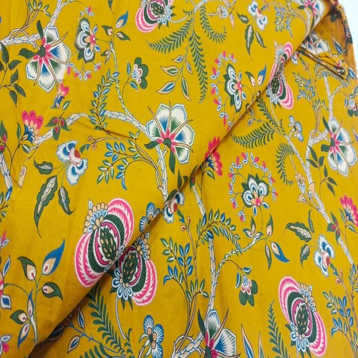 Cotton Material – Yellow